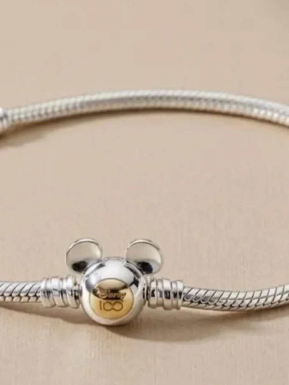 Pandora Disney Kids Silver Mickey Charm Bracelet
